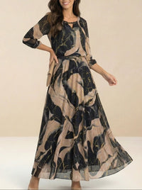 Mirella | Vestido elegante com mangas 3/4