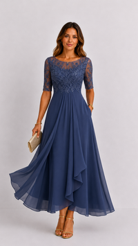 Rhonda | Vestido elegante de renda
