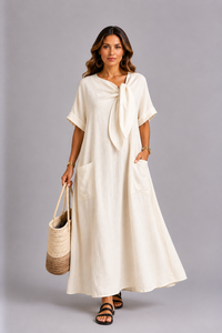 Fleur | Vestido elegante com bolsos