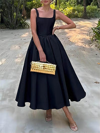 Vestido Midi Sem Alças Elegante e na Moda