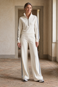 Alessia | Completo Coordinato con Mezza Zip e Pantalone Ampio