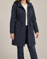 Aurora | Parka com capuz e cintura ajustável
