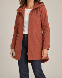 Vitória | Parka con cappuccio e tasche inclinate