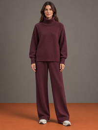 GINEVRA | Conjunto com gola alta e mangas raglan